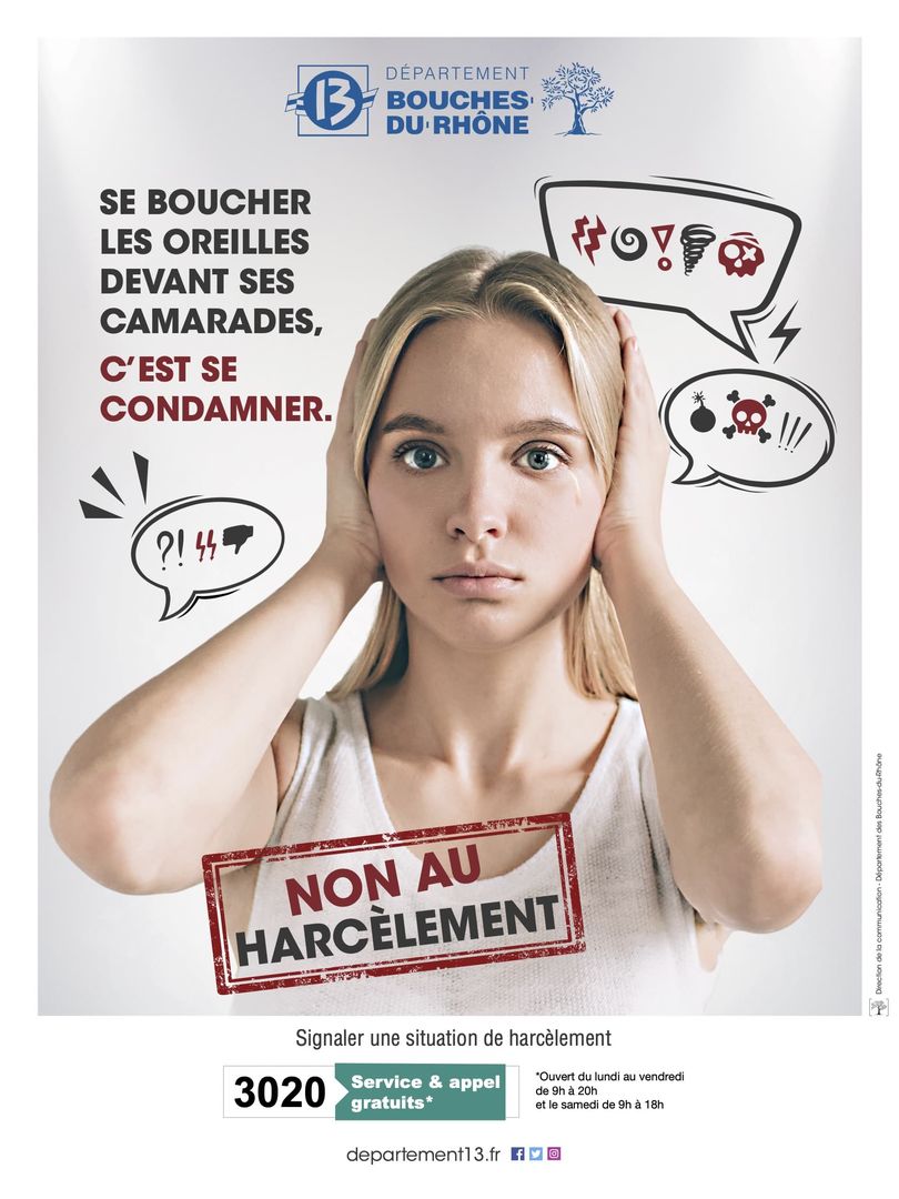 Non au harcèlement Les dispositifs Education Nos actions Site