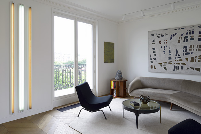 Parution Ad magazine, décorateur Tristan Auer