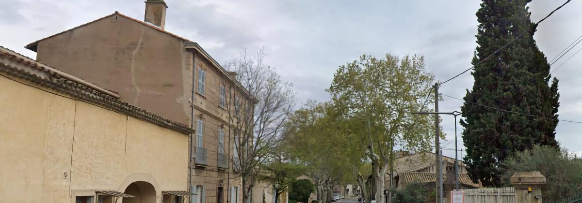 Vue de la RD7n dans Saint-Cannat