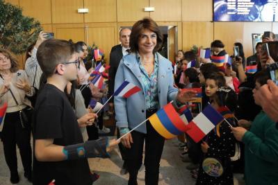 Martine Vassal ouvrant la commémoration des 110 ans du génocide arménien - Agrandir l'image 1 sur 9, fenêtre modale