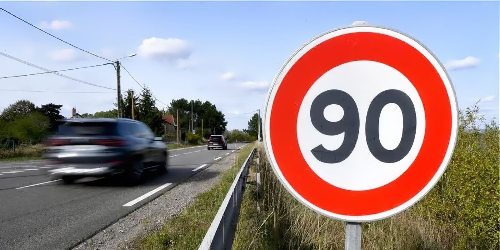 Rd6 : Expérimentation de la baisse de la vitesse à 90km/h